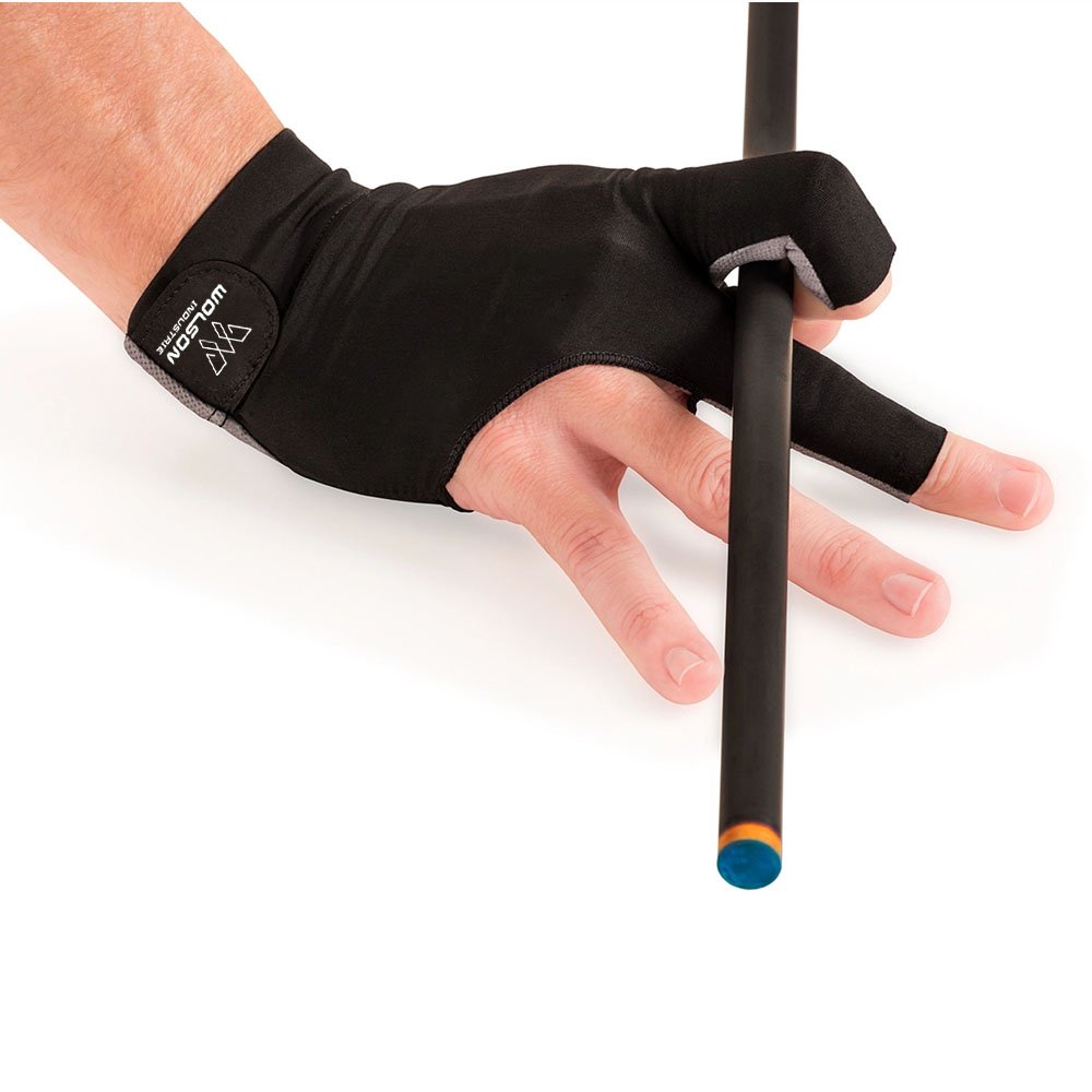 Custom OEM Snooker Billiard Gloves Most Comfortable Three Fingers Pool Gloves One Hand Billiard Gloves with Cue Case