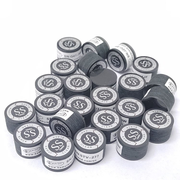 Ready for shipment Made in China SS hardness Billard Cue Tip Layered Cue Tips