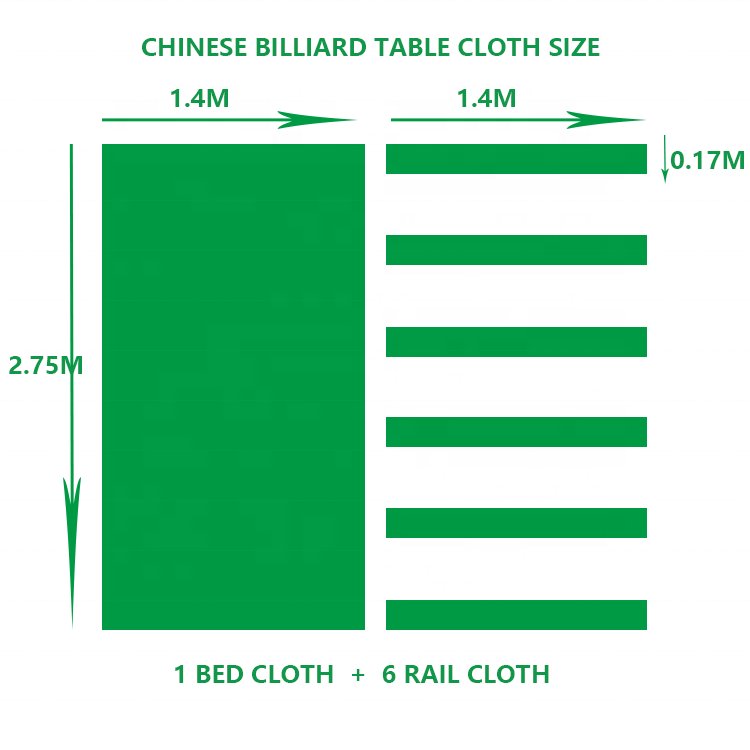 high quality tournament cloth billiard pool table cloth for tables 9 foot felt