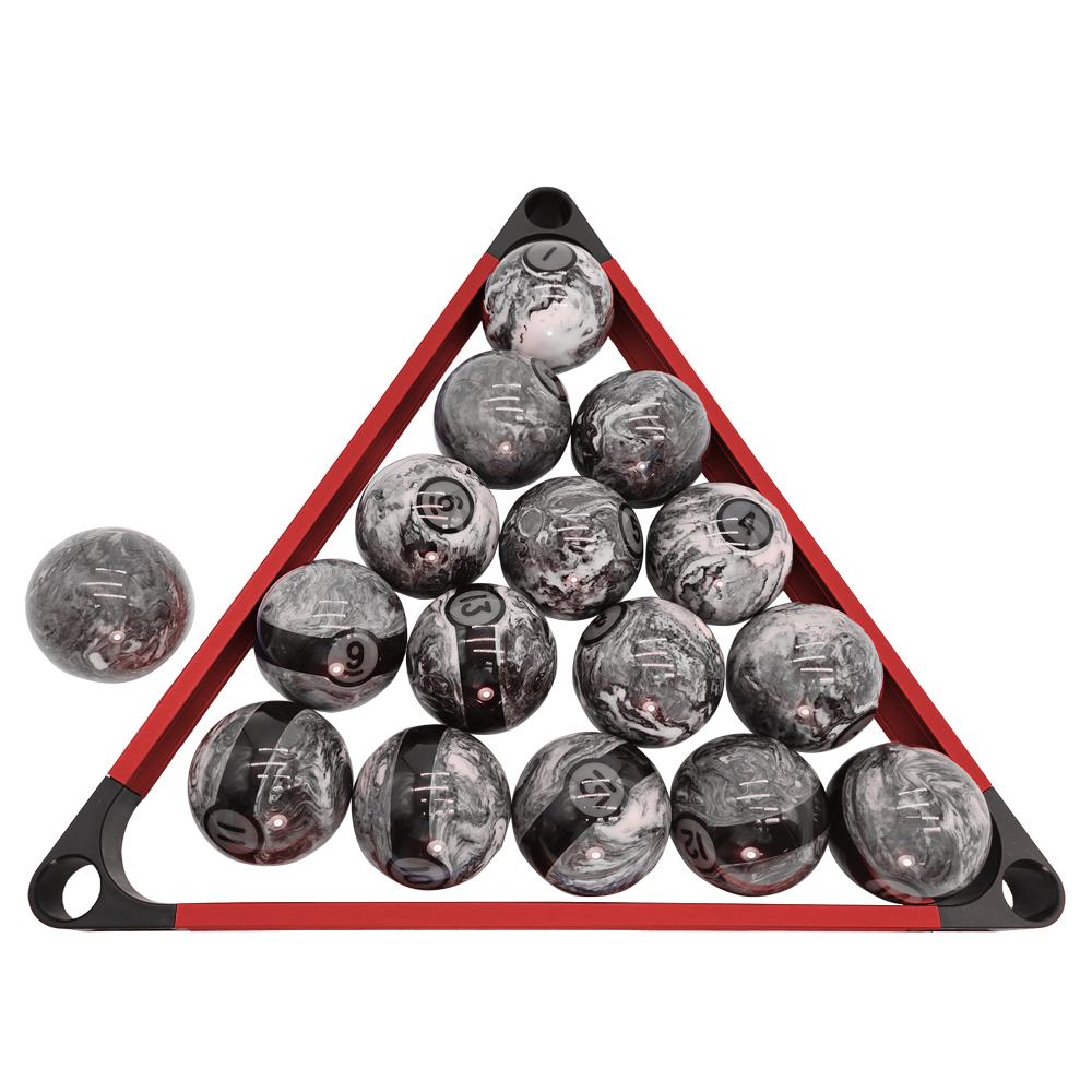 Xmlinco Red Standards Aluminium pool ball rack Pool Table Accessories Snooker Ball rack
