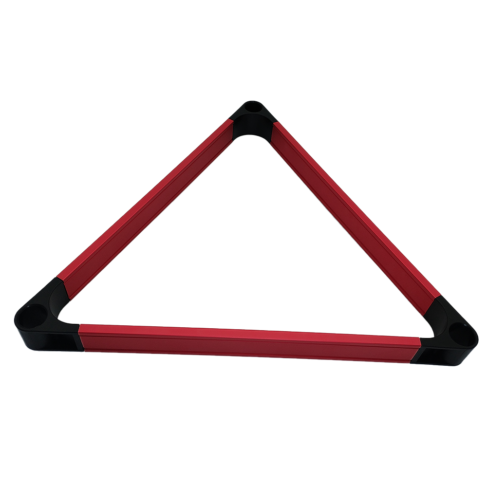 Xmlinco Red Standards Aluminium pool ball rack Pool Table Accessories Snooker Ball rack