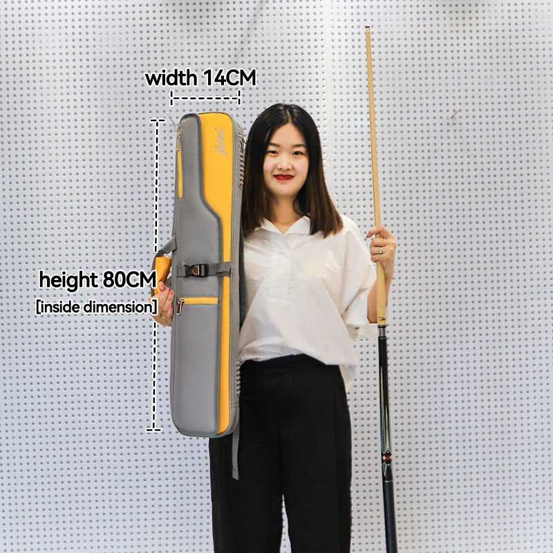 wholesale waterproof 3B 4S Billiard cue case Pool Cue Stick Carrying Bag Stick Holder for 1/2 Billiard Cue Stick