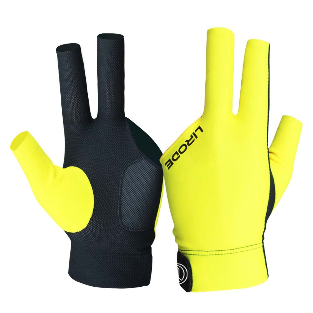 Wholesale High Quality Billiard Cue Gloves Custom Made Factory Wholesale Pool Palyer Three Finger Durable Snooker Gloves