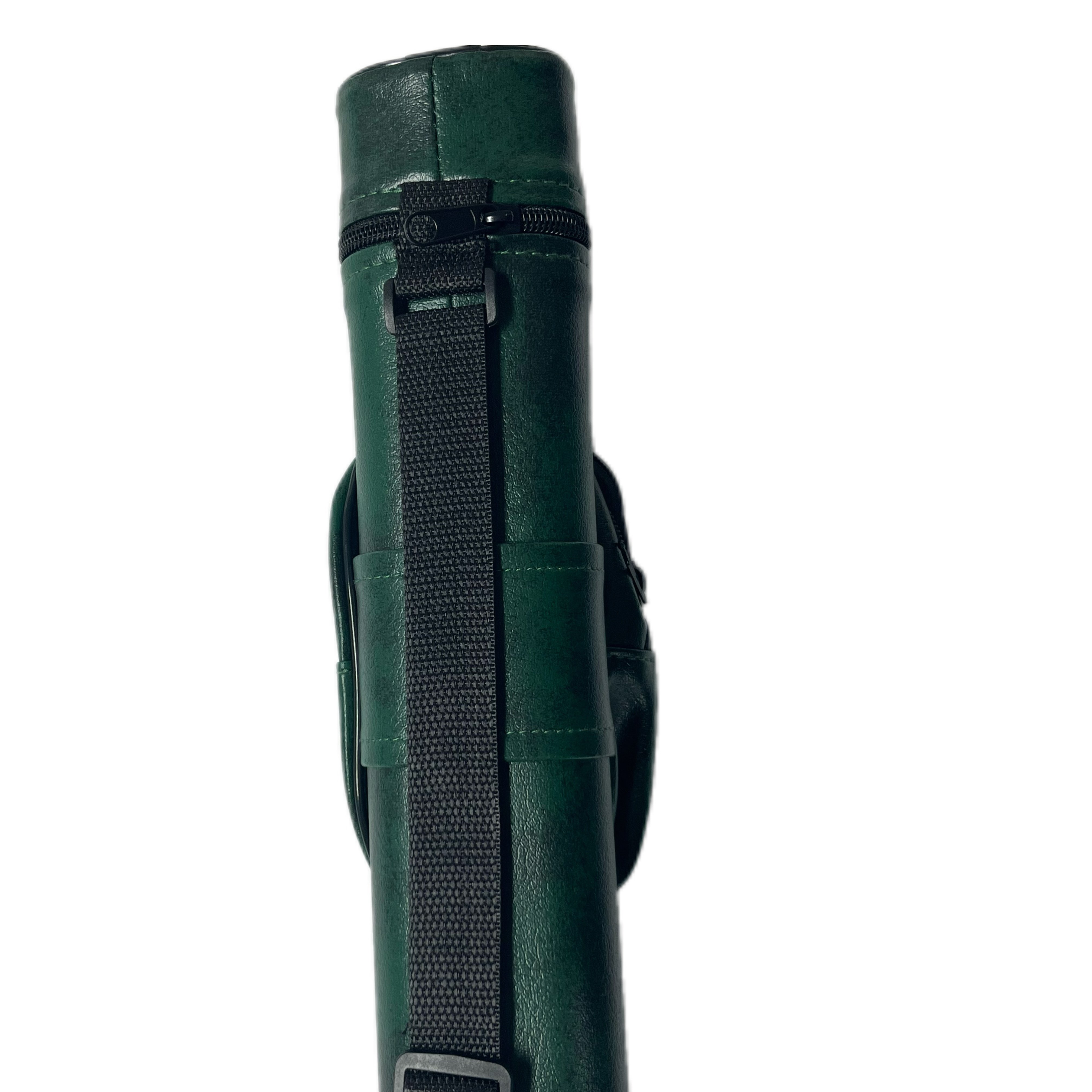 High Quality Hot sale Color Green PU Leather 1B1S Billiard Pool Cue Case/Cue Bag