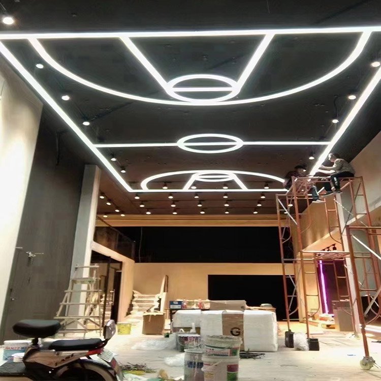 Modern Billiard Table Lights Aluminum Connectable Linear Light For Activity Room Playroom Snooker Rectangle Led Light