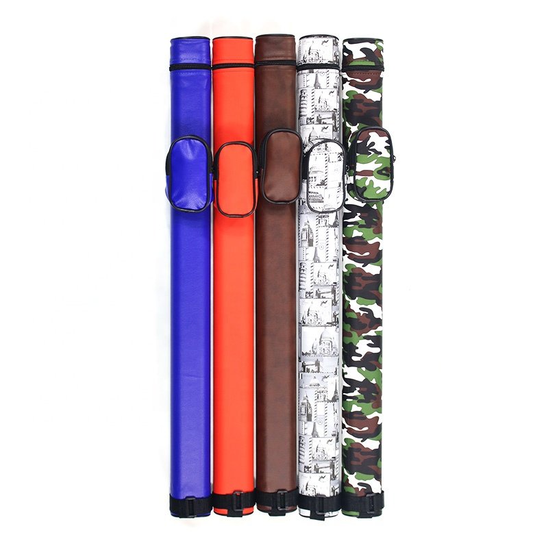 Factory Direct Sell Billiard Pool 1/2 Cue Pouch Type Oval Case Bag Snooker cue rod case