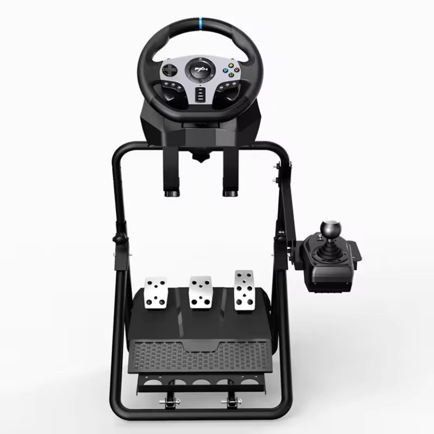 Car Racing Simulator Cockpit Driving Simulator Stand Game Accessories Adjustable Racing Steering Wheel Stand