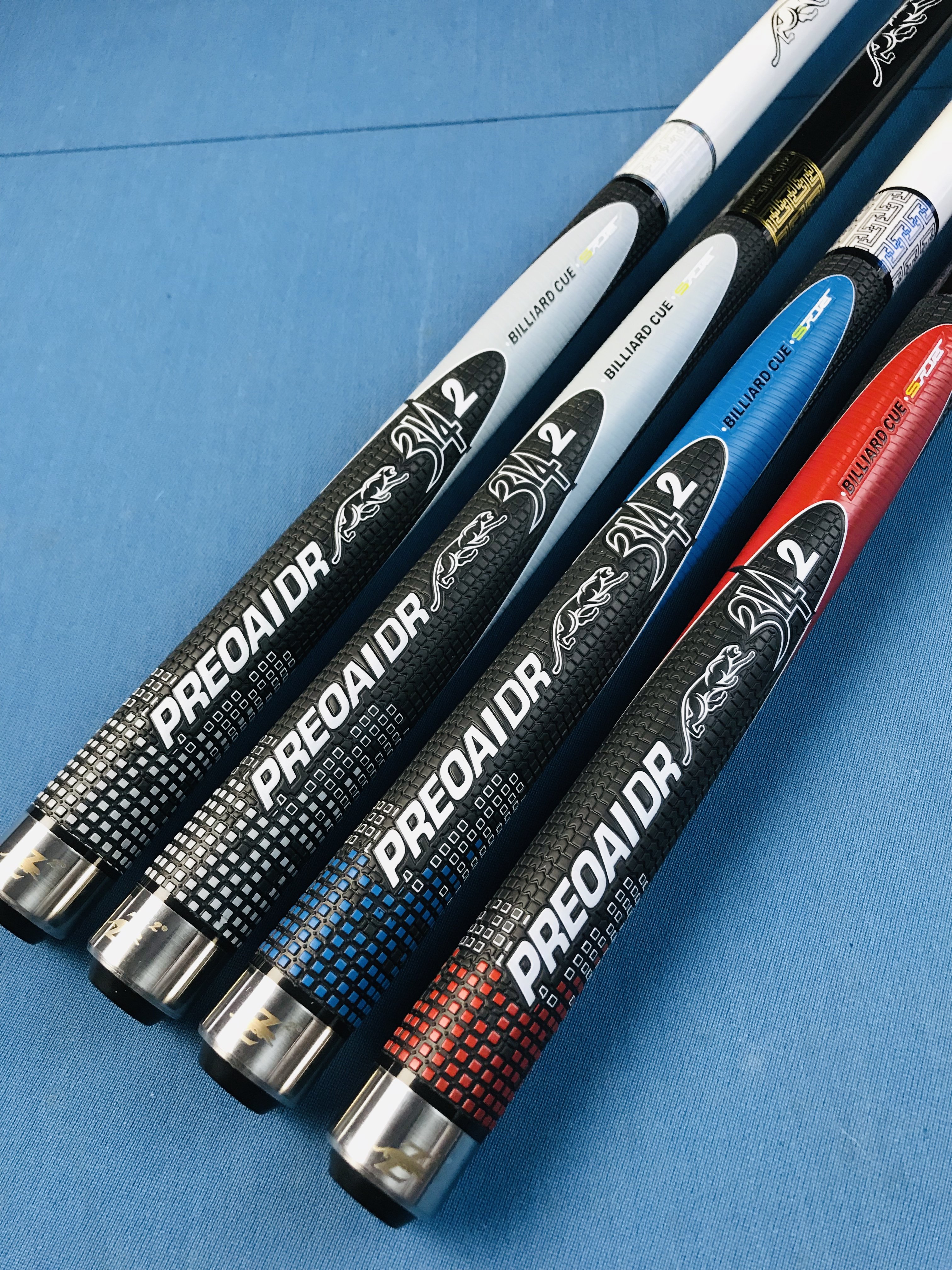 NAIPNI JMCA Leather Grip Quick Joint 1/2 Joint Billiard Pool Cue