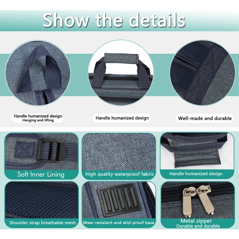 1/2 Split Canvas Cue Bag with 8 Holes 4 Butt 4 Shaft Billiard Pool Cue Case Snooker & Billiard Accessories Wholesale