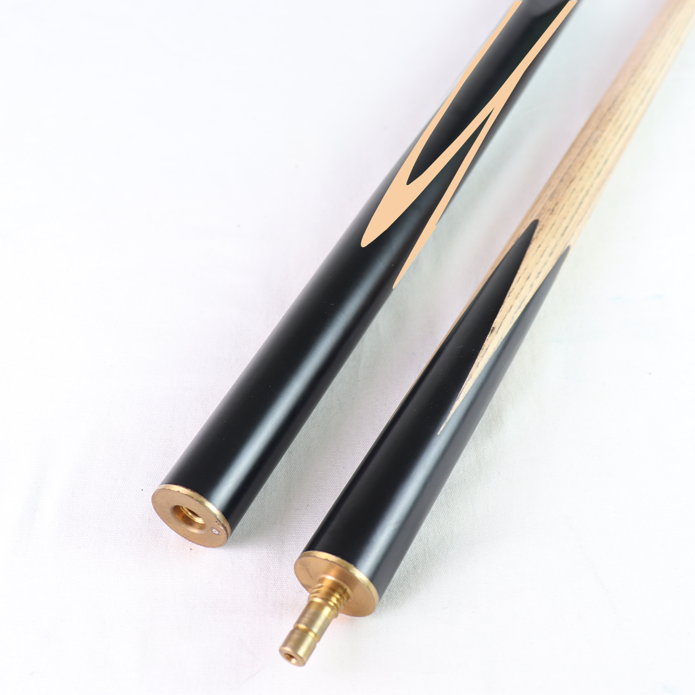 2024 New High Quality Pool Cue Stick Billiards cues 145cm 57 Inch Brass Joint White Ash Wood Snooker Cue with Extend Butt