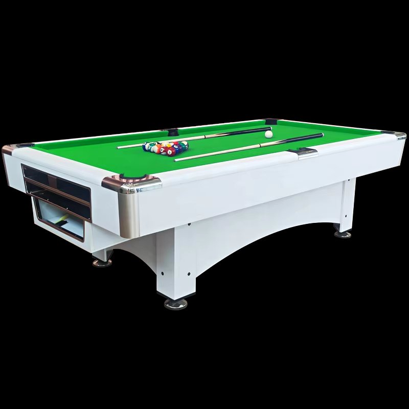 2024 New Wholesale price 8FT MDF Billiard Table with Auto ball returnPocket For Indoor Family Club Games