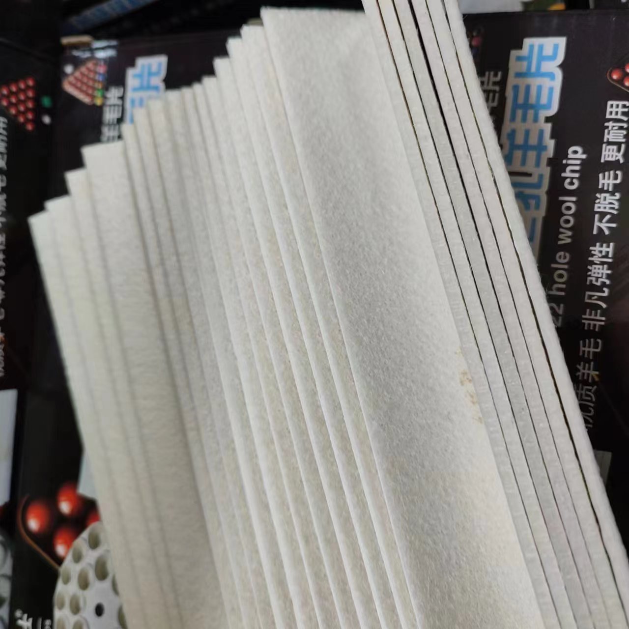 Easy High Quality 22PCS 52.5mm Snooker billiard pool ball washing cleaner replacement well wool sheet/chip