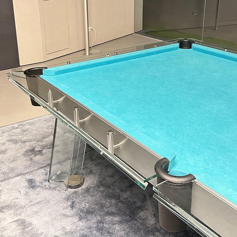 Bojue high grade full size custom glass slate cushion billiards pool table 7ft 8ft 9ft with dining top folding best quality
