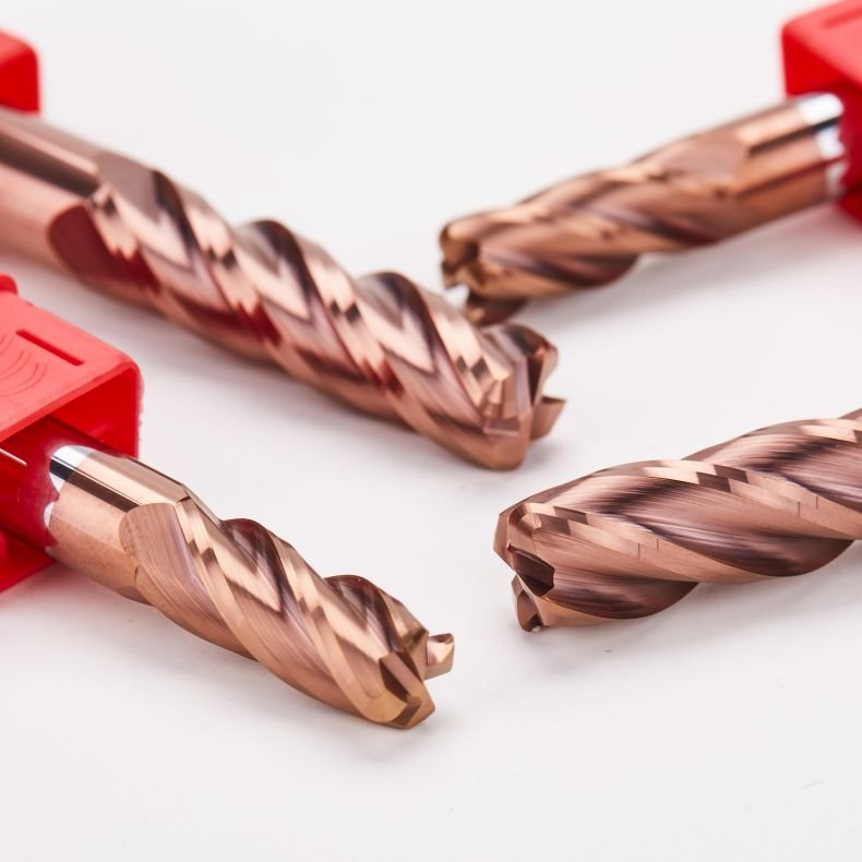 Hrc55 Carbide Ball Nose Endmill 2 Flute Carbide Cutter End Mill Bits High Speed Cutting End Mill Tools