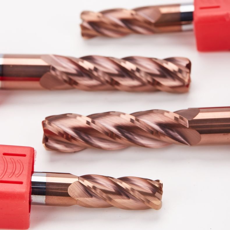 Hrc55 Carbide Ball Nose Endmill 2 Flute Carbide Cutter End Mill Bits High Speed Cutting End Mill Tools