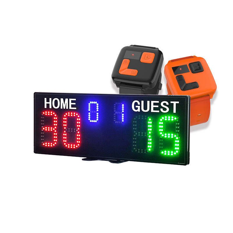 YZ Professional Tennis Score Keeper Equipment Portable Digital Scoreboard Electronic Basketball Score Board with Wrist Control
