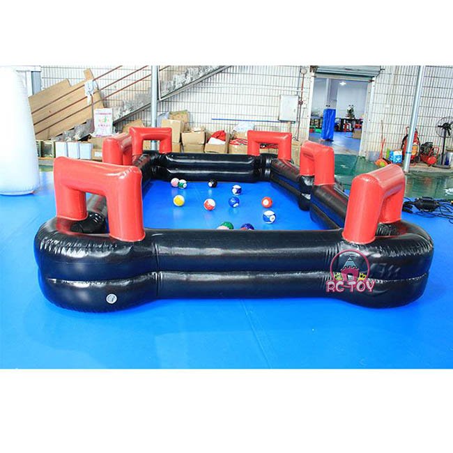Attractive Inflatable Snooker Ball Game Playground Soccer Pool Table Inflatable Billiard Ball