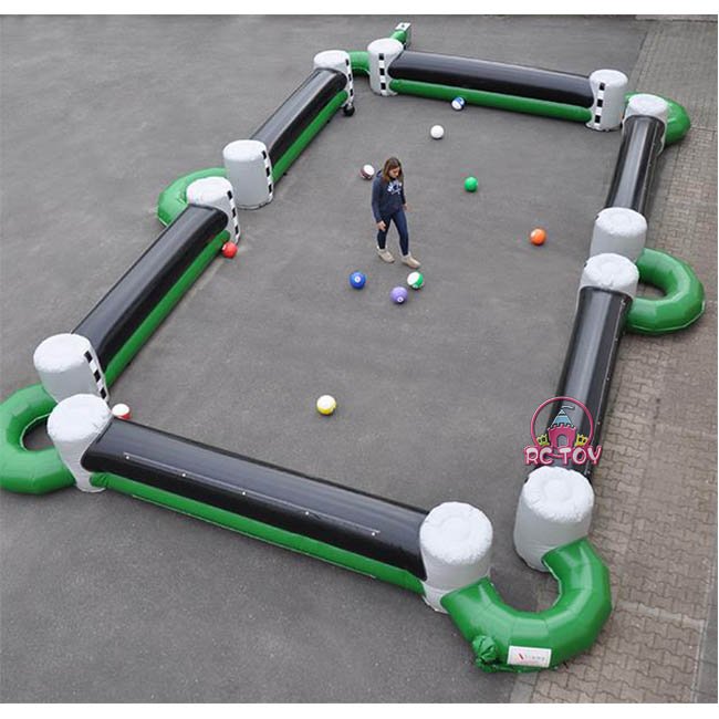 Attractive Inflatable Snooker Ball Game Playground Soccer Pool Table Inflatable Billiard Ball