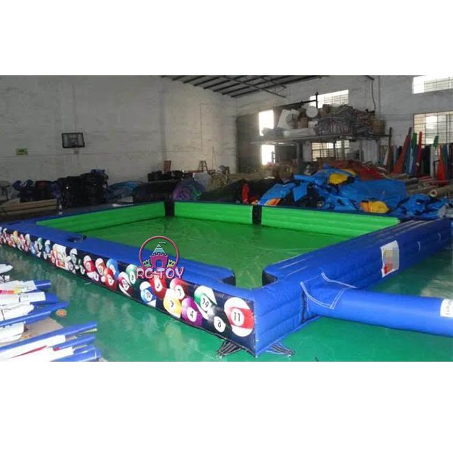 Attractive Inflatable Snooker Ball Game Playground Soccer Pool Table Inflatable Billiard Ball