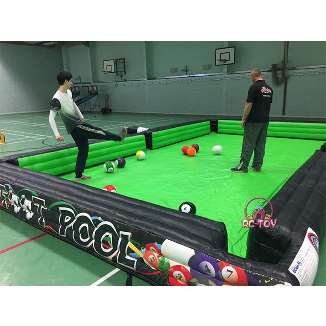 Attractive Inflatable Snooker Ball Game Playground Soccer Pool Table Inflatable Billiard Ball