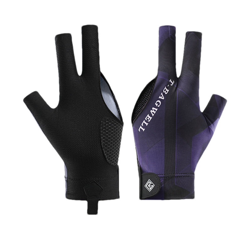 Snooker Billiard GloveExposed three fingers ice silk breathable non-slip left hand single billiard glove