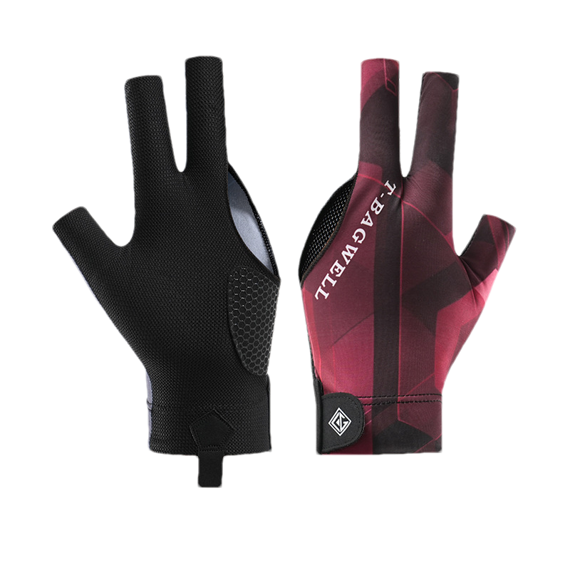 Snooker Billiard GloveExposed three fingers ice silk breathable non-slip left hand single billiard glove