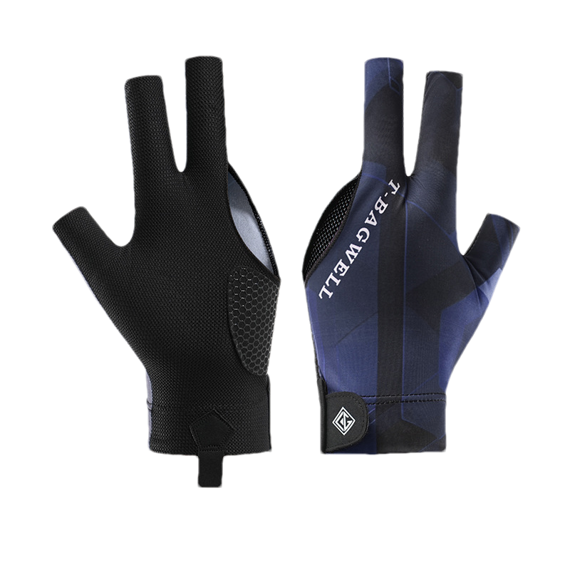 Snooker Billiard GloveExposed three fingers ice silk breathable non-slip left hand single billiard glove