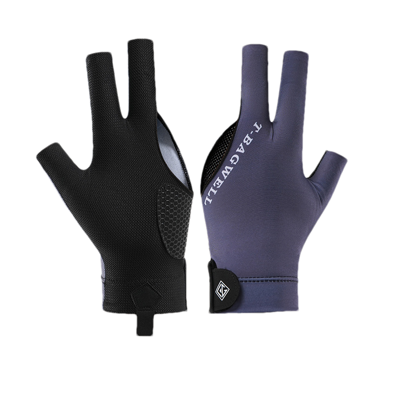 Snooker Billiard GloveExposed three fingers ice silk breathable non-slip left hand single billiard glove