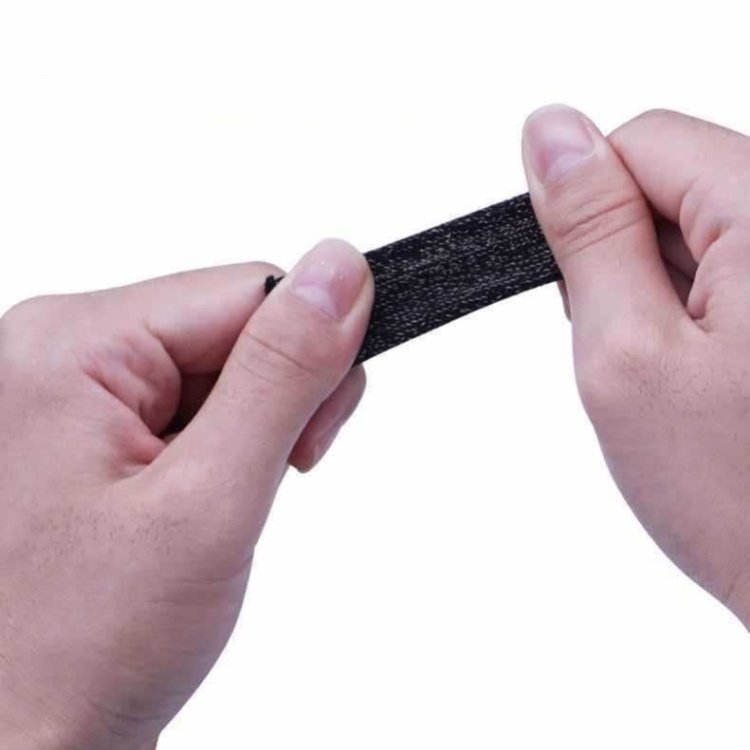 cheap Anti-slip and anti-static silver fibre thumb glove Play games Play mobile phone sweat-proof black gaming finger sleeve