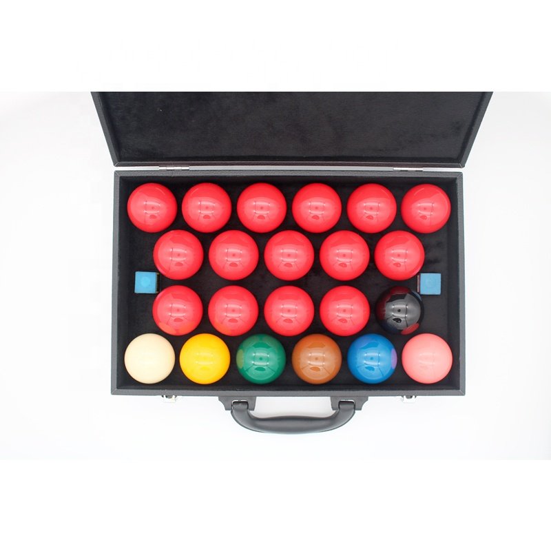 22 Balls Billiard Snooker Ball Storage Box Pool Ball Aluminum Billiards Case with Carry Handle