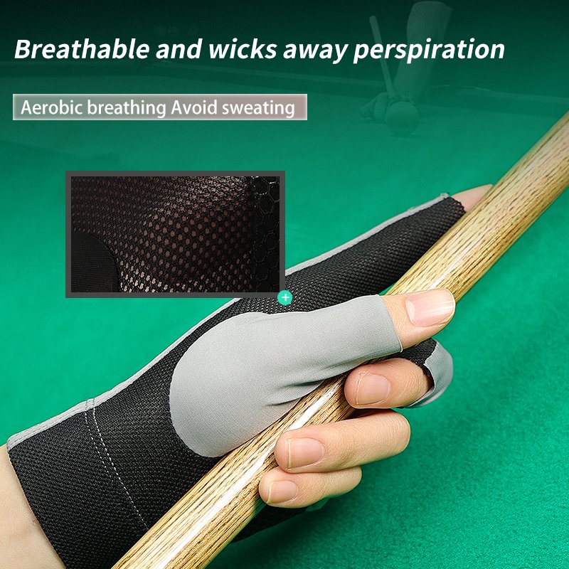 REXCHI XG67 Cue Billiard Pool Shooters 3 Fingers Left Hand Gloves Nine-ball French Billiard Gloves Snooker Billiard Accessories