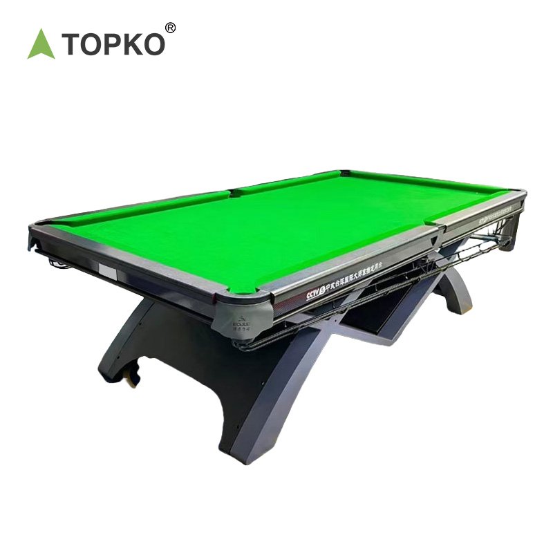 TOPKO High Quality Snooker Billiard Table for Game Room, Office, Family Snooker Pool Billiard Table