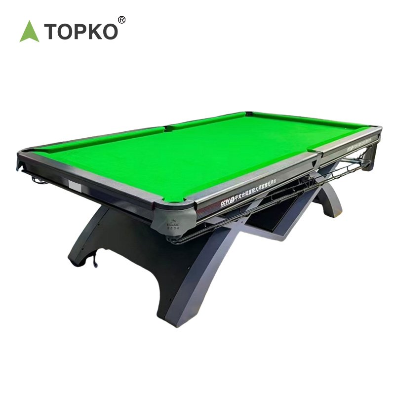 TOPKO High Quality Snooker Billiard Table for Game Room, Office, Family Snooker Pool Billiard Table