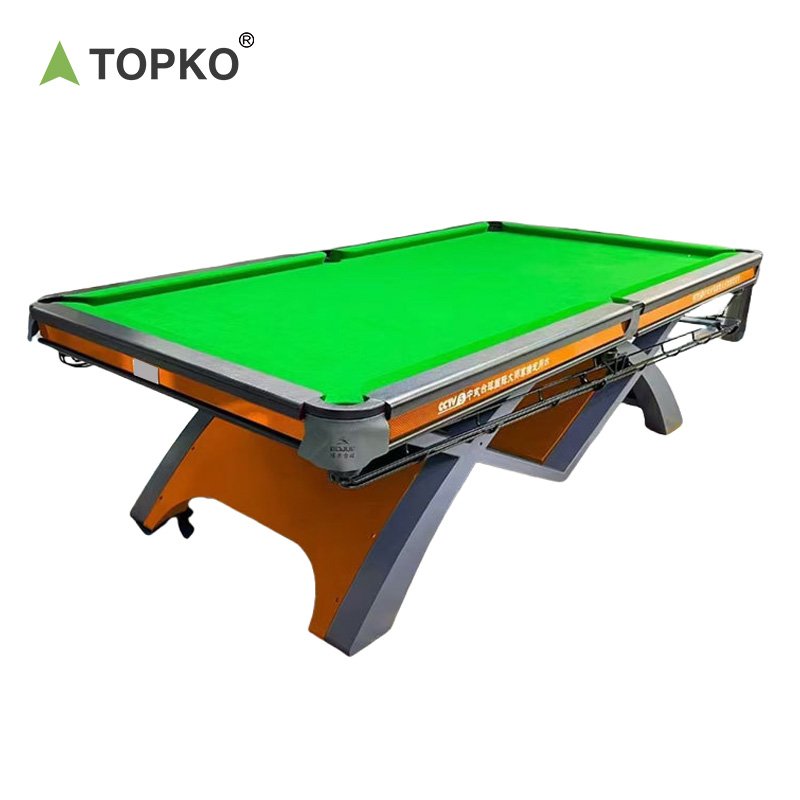 TOPKO High Quality Snooker Billiard Table for Game Room, Office, Family Snooker Pool Billiard Table