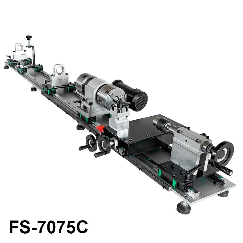 Professional Hot Sale FuSai FS-7075C Double Chuck Aluminum Plate Base Billiard Cue Lathe Machine Pool Cue Repairing Machine