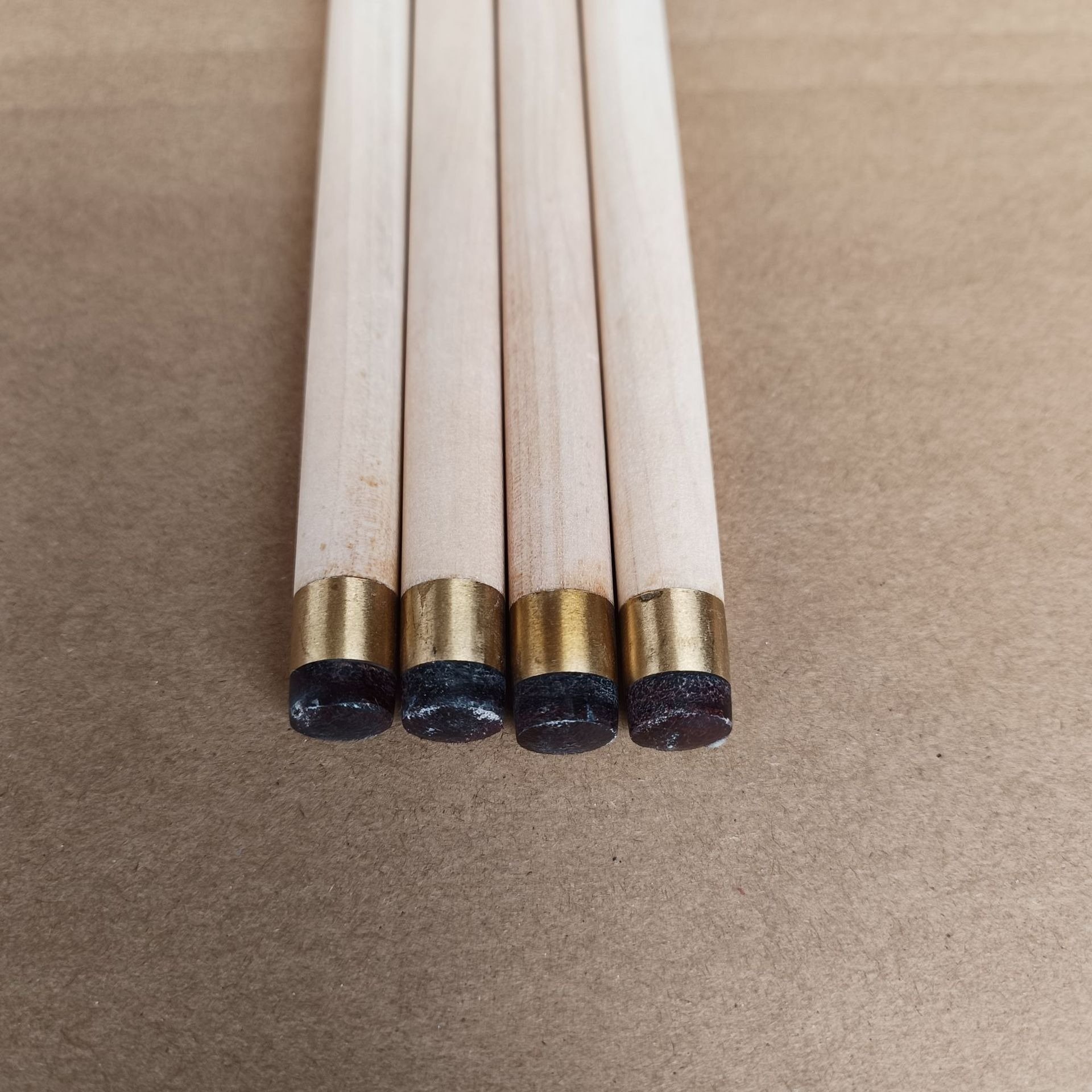 Economic 57inch 1/2 Center Joint Snooker Cue Stick Stainless Steel with Ebony Butt Sleeve Carom Cue Model for Sale
