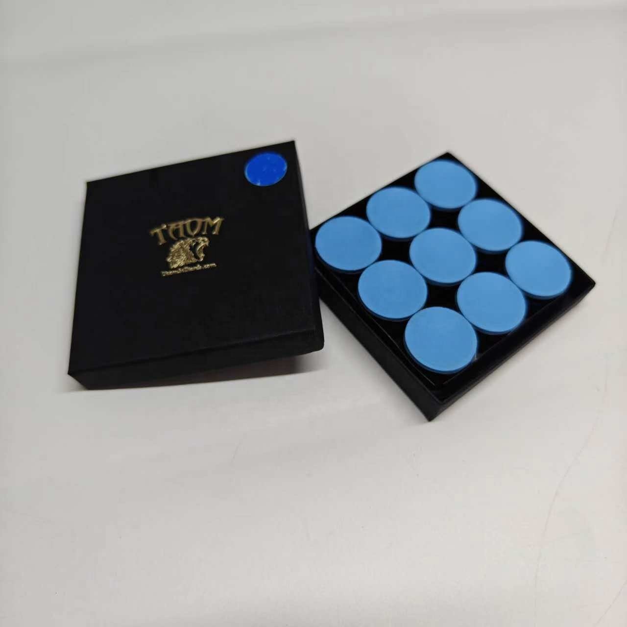 original TAOM Chalks Blue/green/yellow/pink/light blue Professional Billiard Pool chalk high quality Billiard accessories