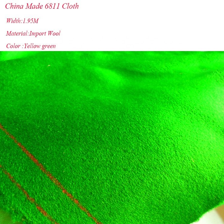 Simulated 6811 Billiards Table Snooker Cloth 100% Import Wool