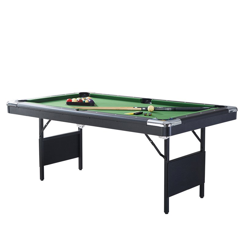 Factory cheap price hot sale folding 6ft foldable metal legs billiard pool table