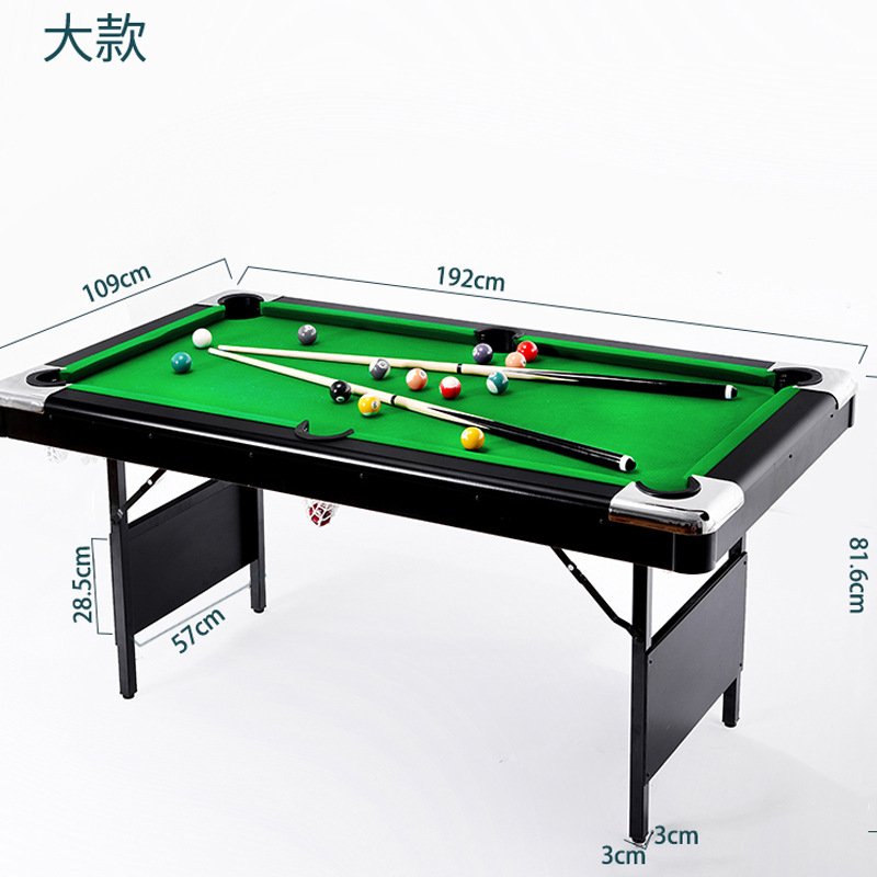 Factory cheap price hot sale folding 6ft foldable metal legs billiard pool table