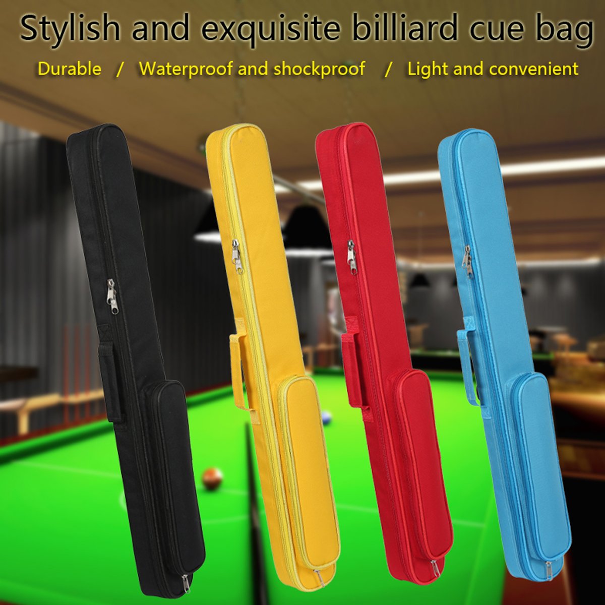 Pool Cue Case Biliard Cue Stick Case Bag Billiard Case Soft Billiard Pool Cue Stick Carrying Bag