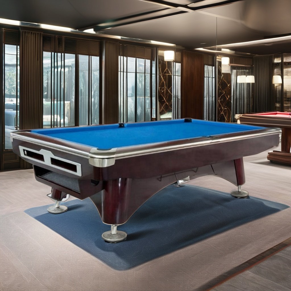 2024 Billiard Snooker Sport New Luxury Modern 9ft Pool Table Top-End Quality Furniture Wood Leg Slate Cushion Cue Leisure Game