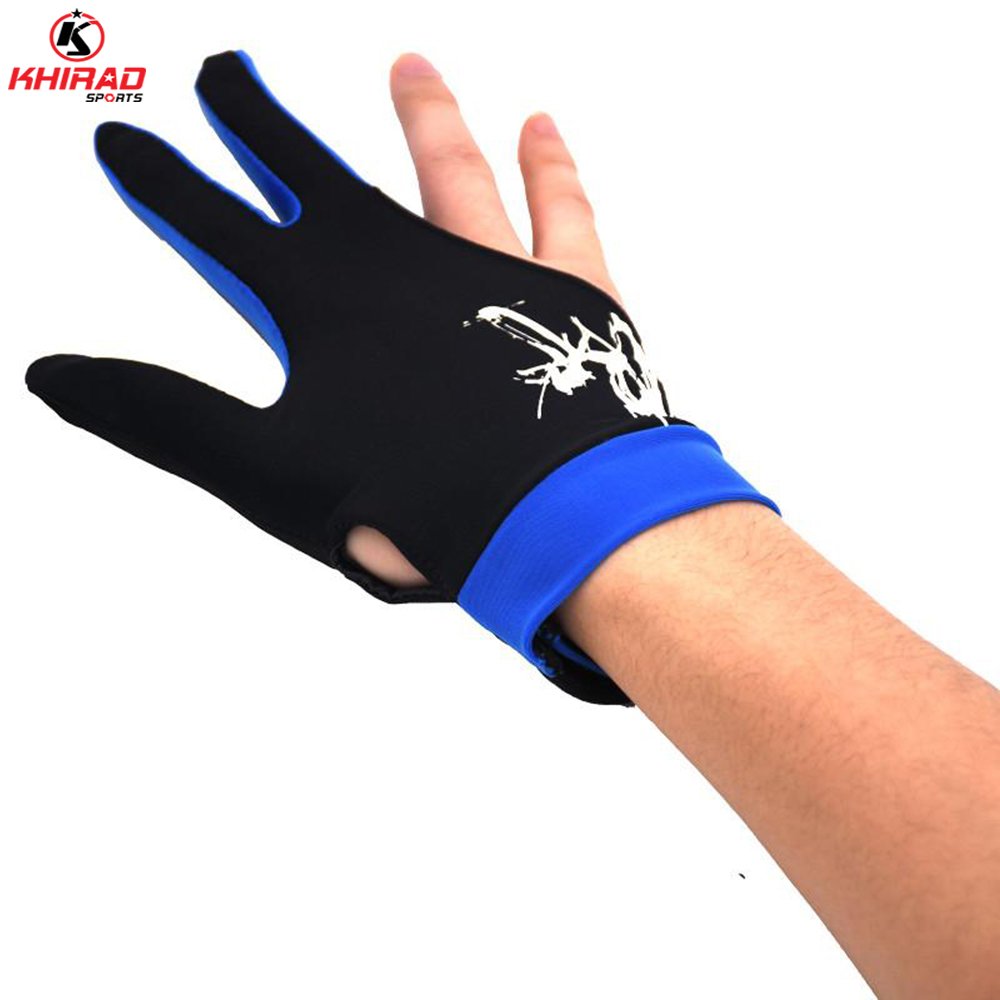 OEM Services High Quality Men's Snooker Gloves New Design Professional Extension Triangle Breathable Comfortable Billiards Pool