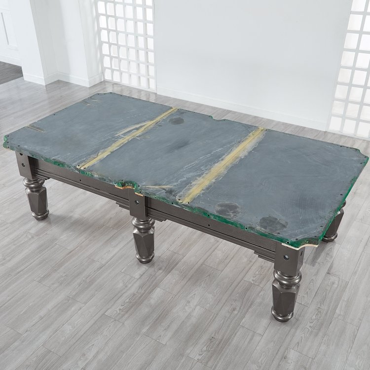 Wholesale Billiard Tables Chinese Black Eight Ball Bluestone Pool Table With Automatic Ball Return System