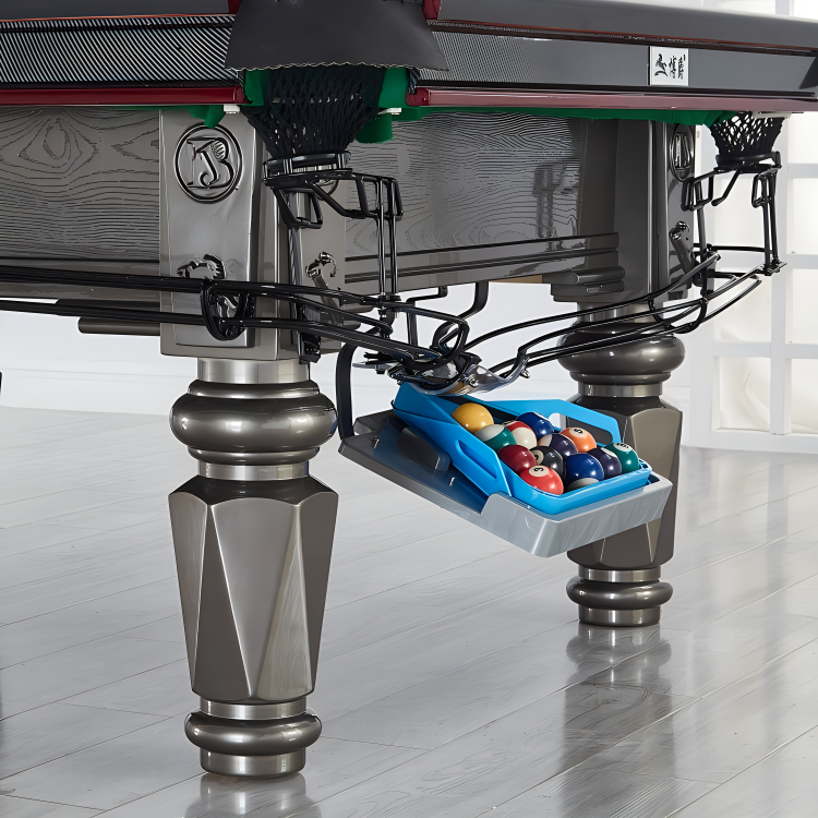 Wholesale Billiard Tables Chinese Black Eight Ball Bluestone Pool Table With Automatic Ball Return System