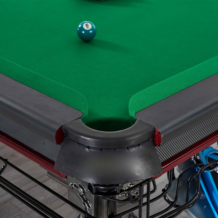 Wholesale Billiard Tables Chinese Black Eight Ball Bluestone Pool Table With Automatic Ball Return System