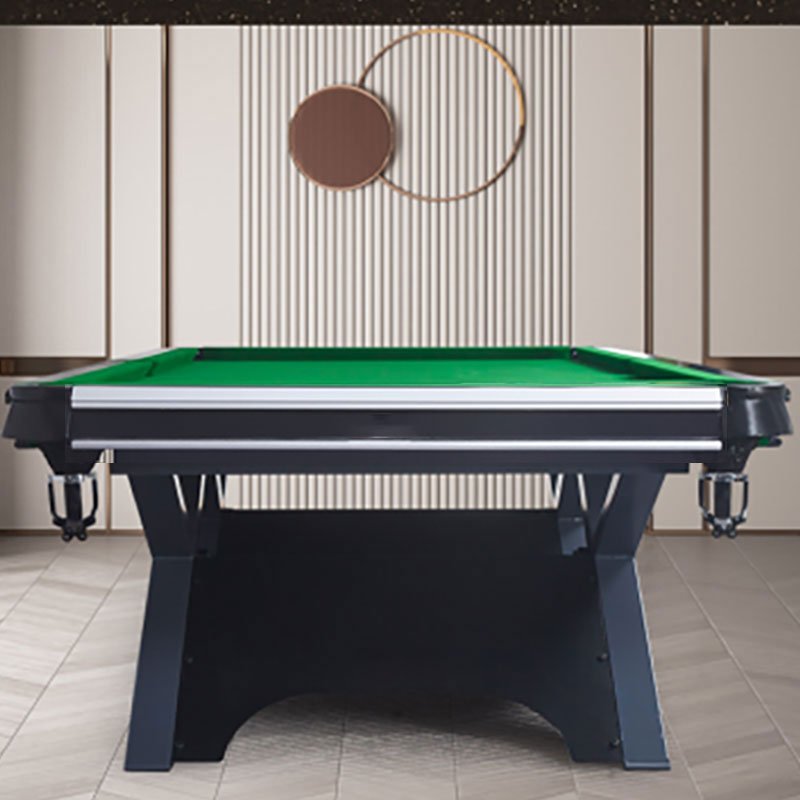 Chinese Style Black Eight Alloy Frame Adult Billiards Table Home Use & Commercial MDF Cushion Material for Pool Sport