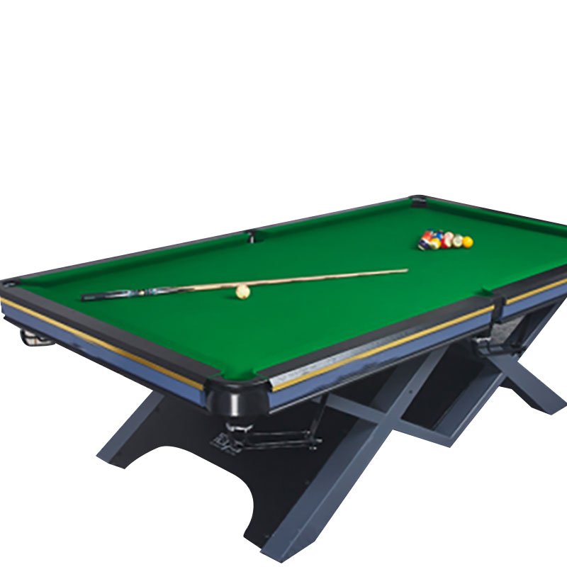 Chinese Style Black Eight Alloy Frame Adult Billiards Table Home Use & Commercial MDF Cushion Material for Pool Sport