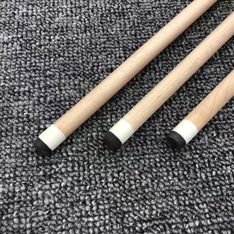 NAIPNI New 57-Inch Billiard House Bar Cue American Hot Products Maple Wood Ebony Butt Sleeve Stainless Steel Joint 13mm Snooker