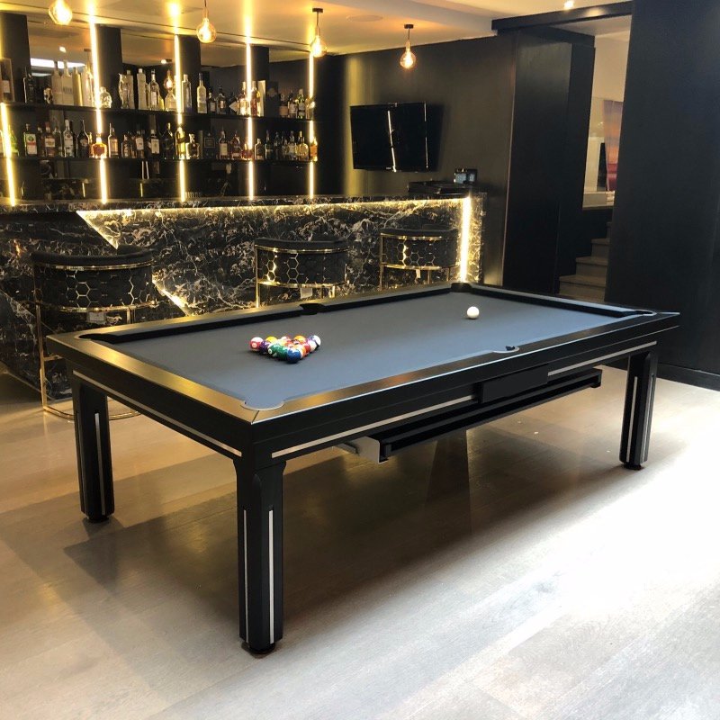 High-Class Solid Wood Multifunctional Snooker Pool Table Aesthetic Design Luxury Modern Style Slate MDF Cushions for Sale
